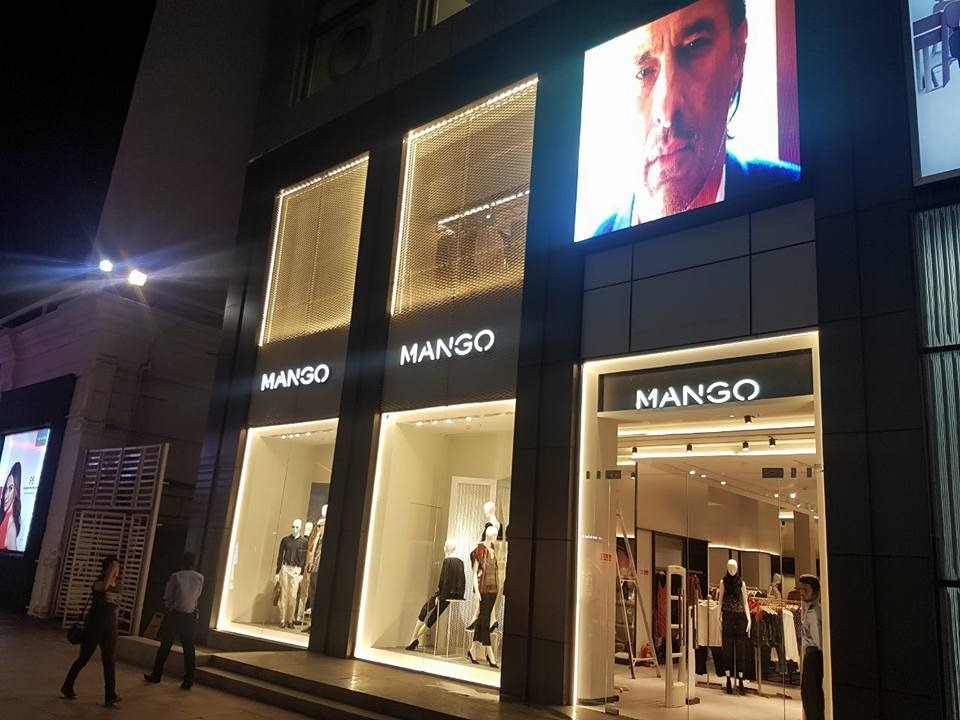 MANGO Mumbai flagship facade architecture by Divine Interiors